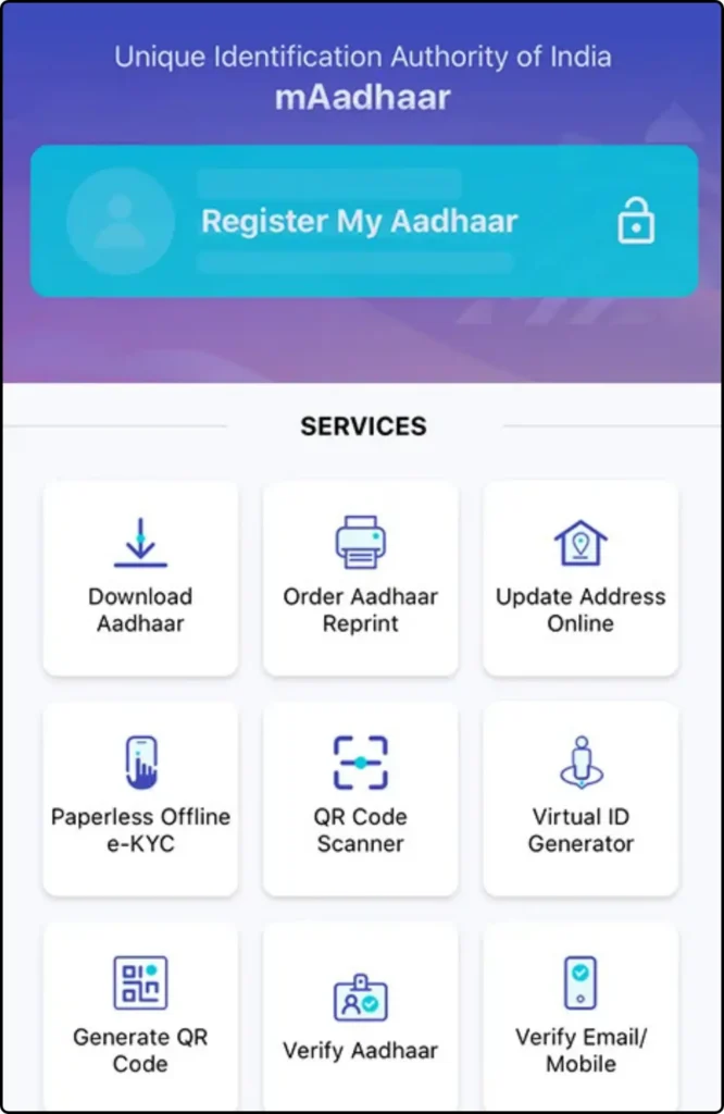 mAadhaar App