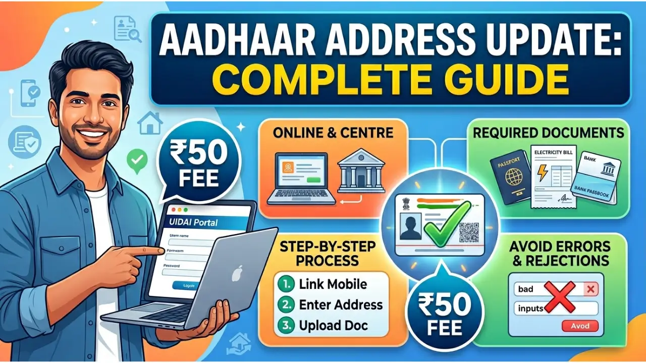 UIDAI Address Update