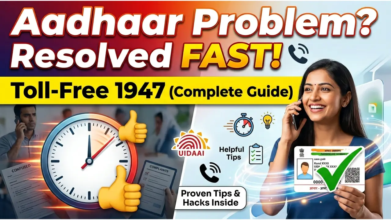 UIDAI Toll Free Number